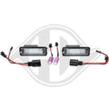 2 Feux LED d'éclairage de plaque d'immatriculation DIEDERICHS pour SEAT ALTEA XL (5P5, 5P8), EXEO (3R2), EXEO ST (3R5), IBIZA IV (6J5, 6P1), IBIZA IV ST (6J8, 6P8) - MS accessoires Auto