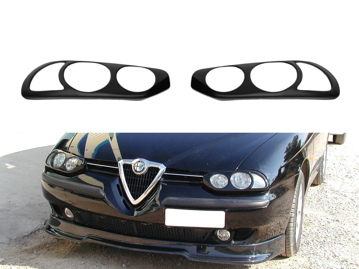2 Caches de phares pour Alfa Romeo 156 - MS accessoires Auto