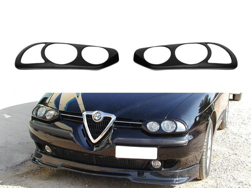 2 Caches de phares pour Alfa Romeo 156 - MS accessoires Auto