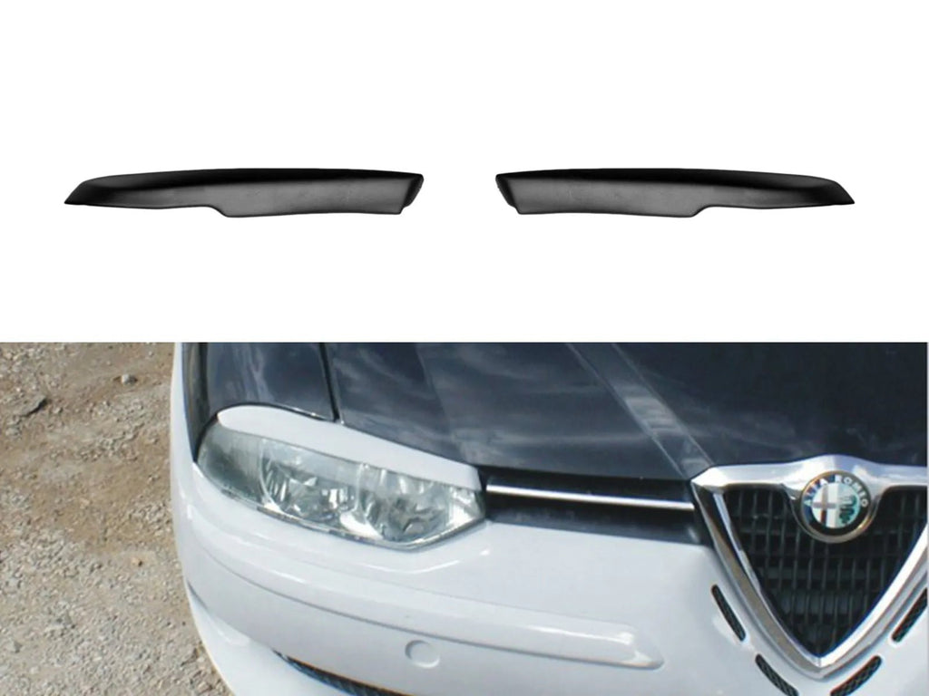 2 Paupières de phares pour Alfa Romeo 156 (1996-2003) - MS accessoires Auto