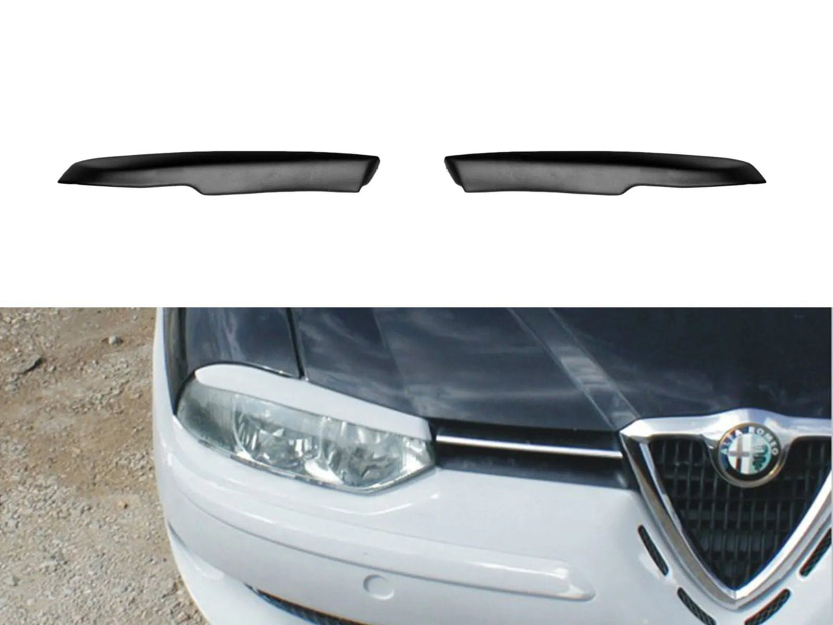 2 Paupières de phares pour Alfa Romeo 156 (1996-2003) - MS accessoires Auto