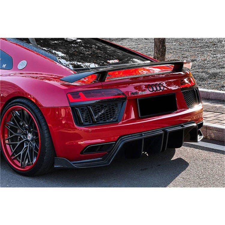 Aileron de coffre en fibre de Carbone GT pour Audi R8 Coupé phase 2 2017-2024 - MS accessoires Auto