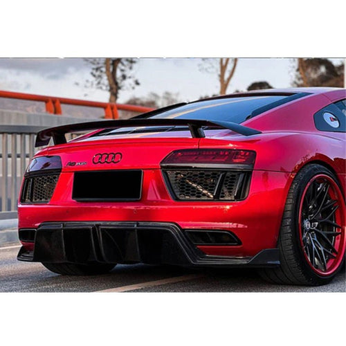 Aileron de coffre en fibre de Carbone GT pour Audi R8 Coupé phase 2 2017-2024 - MS accessoires Auto