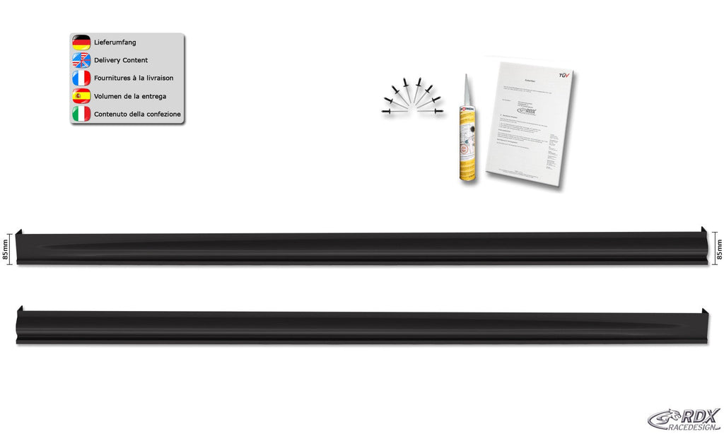 Bas de caisse RDX pour TOYOTA Auris E180 -2015 "Edition" - MS accessoires Auto