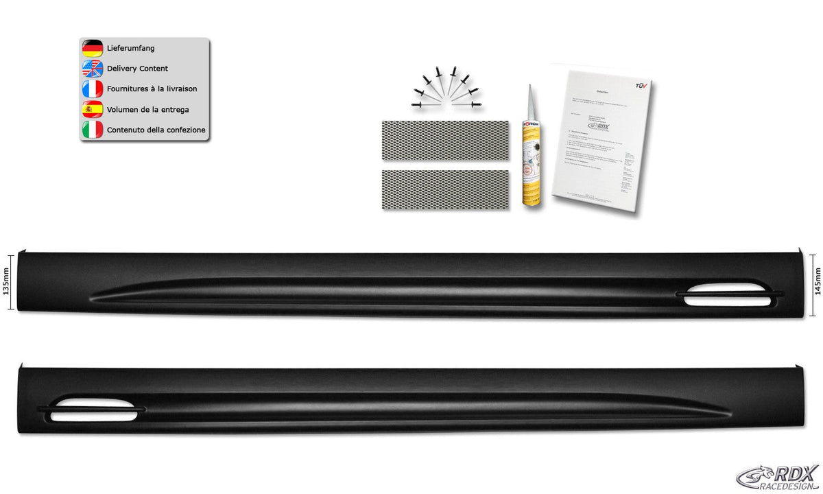 Bas de caisse RDX pour TOYOTA Auris E180 -2015 "GT-Race" - MS accessoires Auto