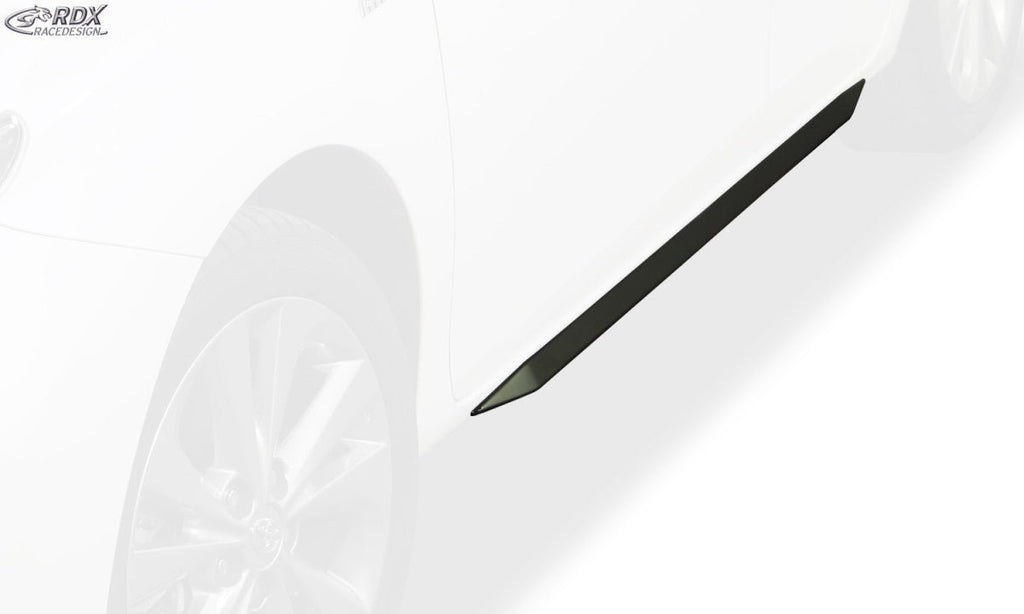 Rajout de bas de caisse RDX pour TOYOTA Auris E180 -2015 "Slim" Noir brillant - MS accessoires Auto