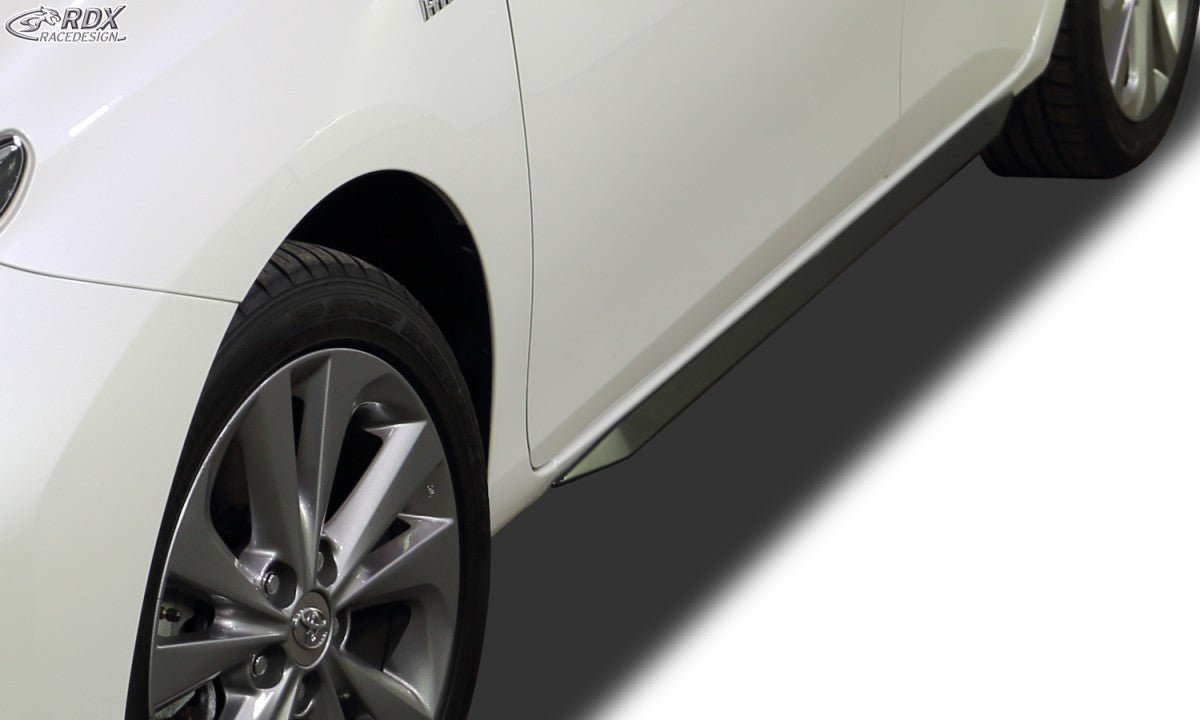 Rajout de bas de caisse RDX pour TOYOTA Auris E180 -2015 "Slim" Noir brillant - MS accessoires Auto