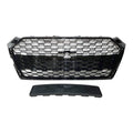 Calandre Avant pour Audi A5 18-20 Look RS5 Noire brillante Caméra - MS accessoires Auto