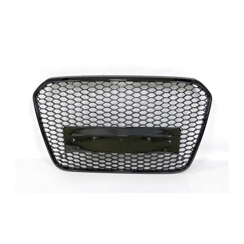 Grille de calandre pour Audi A6 11-15 C7 Look RS6 Noire - MS accessoires Auto