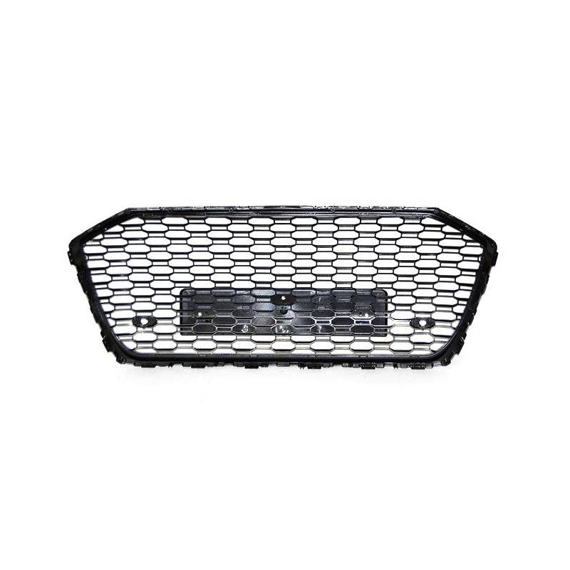 Calandre avant pour AUDI A6 2020 Look RS6 Noire - MS accessoires Auto