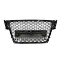 Grille de calandre en noire pour Audi A4 Look RS4 B8 2009-2012 - MS accessoires Auto