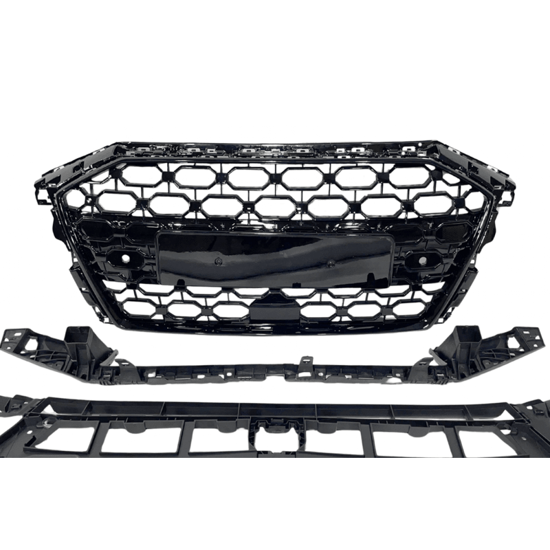 Calandre Avant pour Audi A3 2021+ Look RS3 Black - MS accessoires Auto
