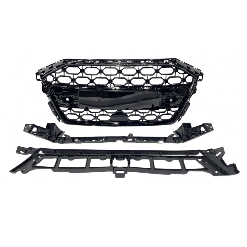 Calandre Avant pour Audi A3 2021+ Look RS3 Black - MS accessoires Auto