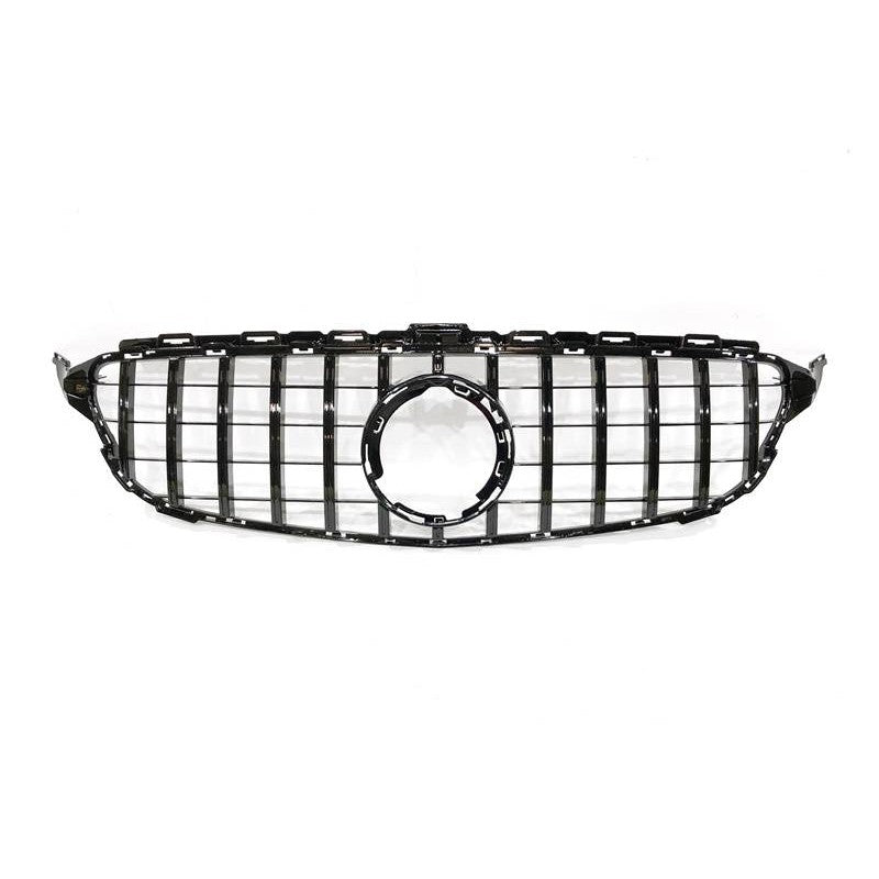 Calandre Avant pour Mercedes W205 2019 Look GT Full Black - MS accessoires Auto