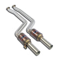 Catalyseurs métalliques Droit + Gauche 200 CPSI Supersprint pour BMW E46 Compact - Tous les modèles (Pour conversion moteur N55) - MS accessoires Auto