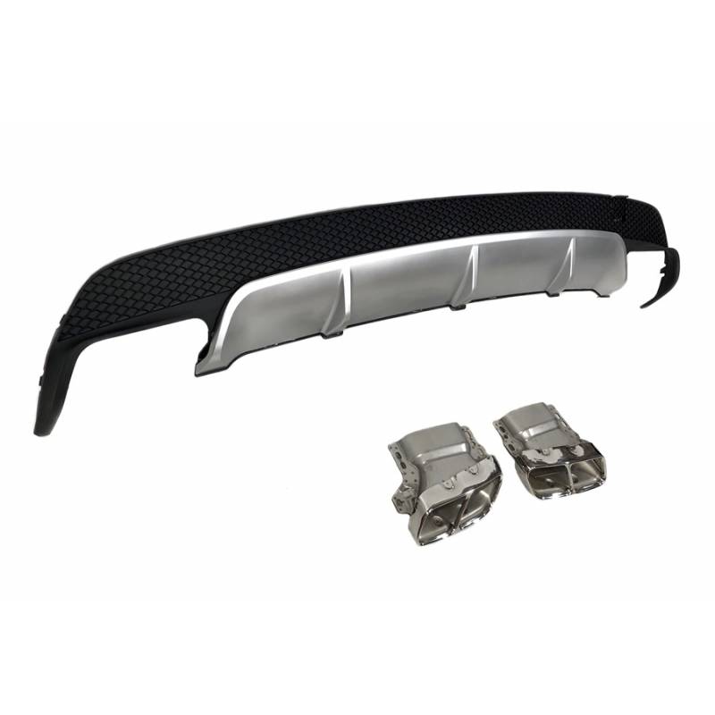 Diffuseur Arrière Mercedes CLA W117 2013-2018 4P/SW Look A45 ABS - MS accessoires Auto