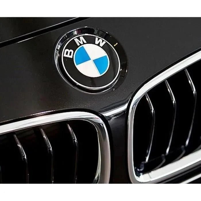 Emblème de capot d'origine BMW 82mm avec douilles, E30, E38, E39, E46, E60, E61, X5, X6, E70, X5 - MS accessoires Auto