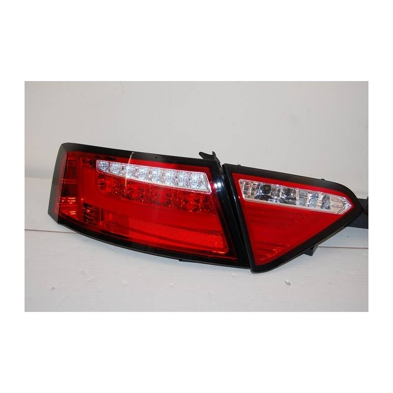 Feux Arrières Audi A5 2-4P 07-09 Led Red Cardna Clignotant Led - MS accessoires Auto