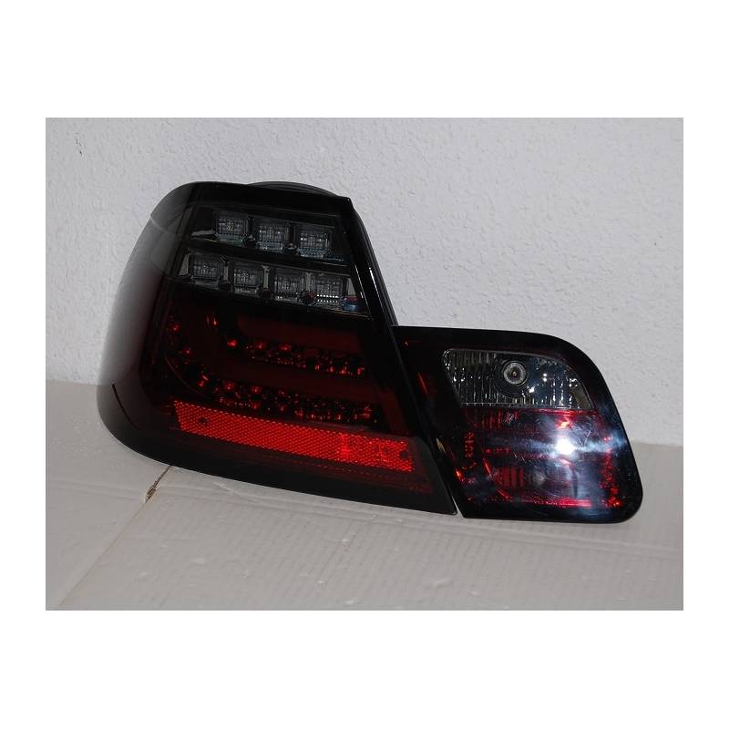 Feux Arrières BMW E46 2P 2003-2005 Led Rouge Fumé - MS accessoires Auto