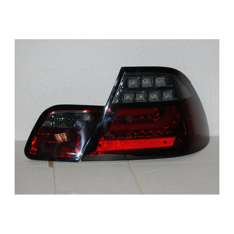 Feux Arrières BMW E46 2P 2003-2005 Led Rouge Fumé - MS accessoires Auto