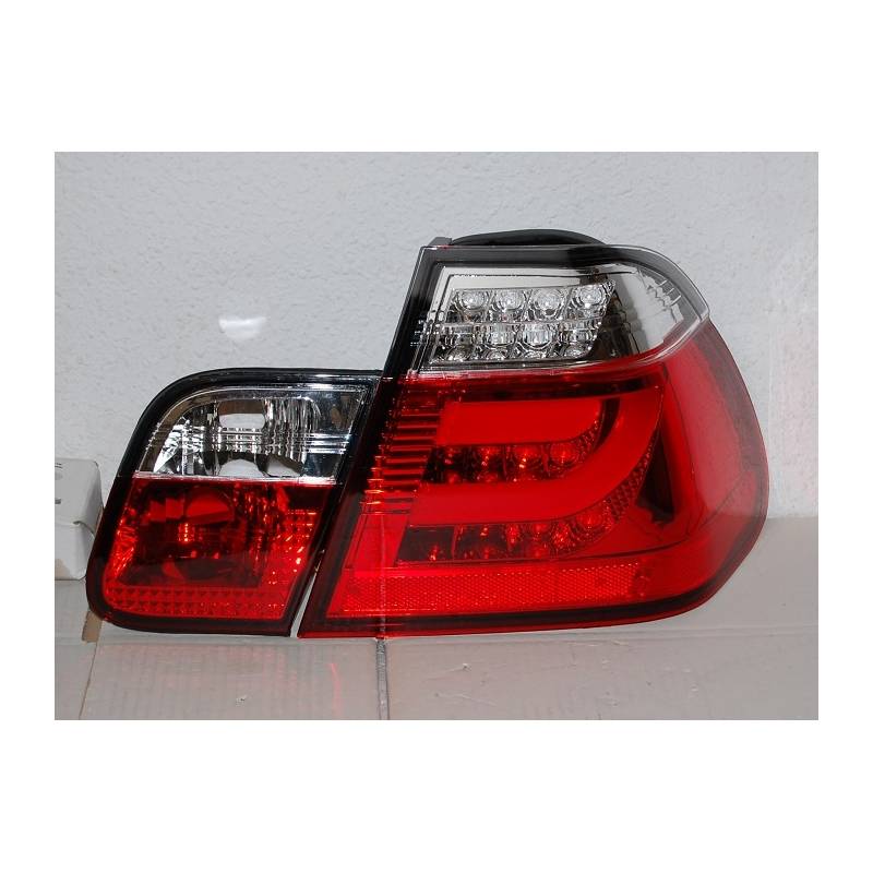 Feux Arrières Cardna BMW E46 4 Portes 2002-2005 Red Lightbar - MS accessoires Auto