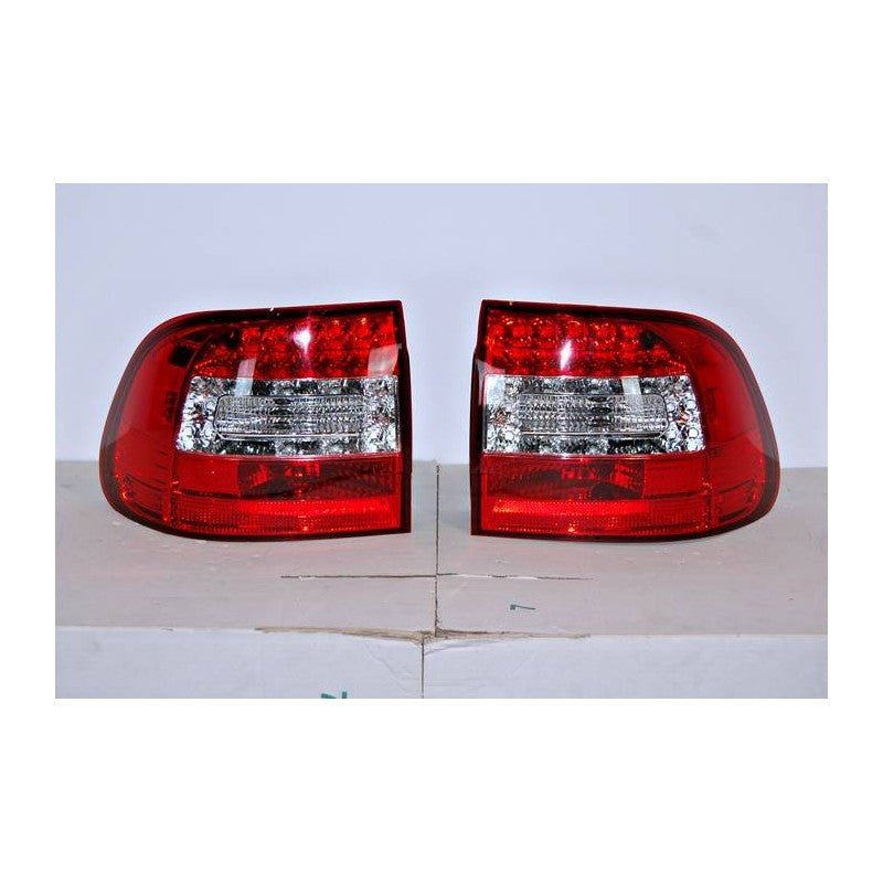 Feux Arrière pour Porche Cayenne 2003 - 2007 Led Rouge - MS accessoires Auto