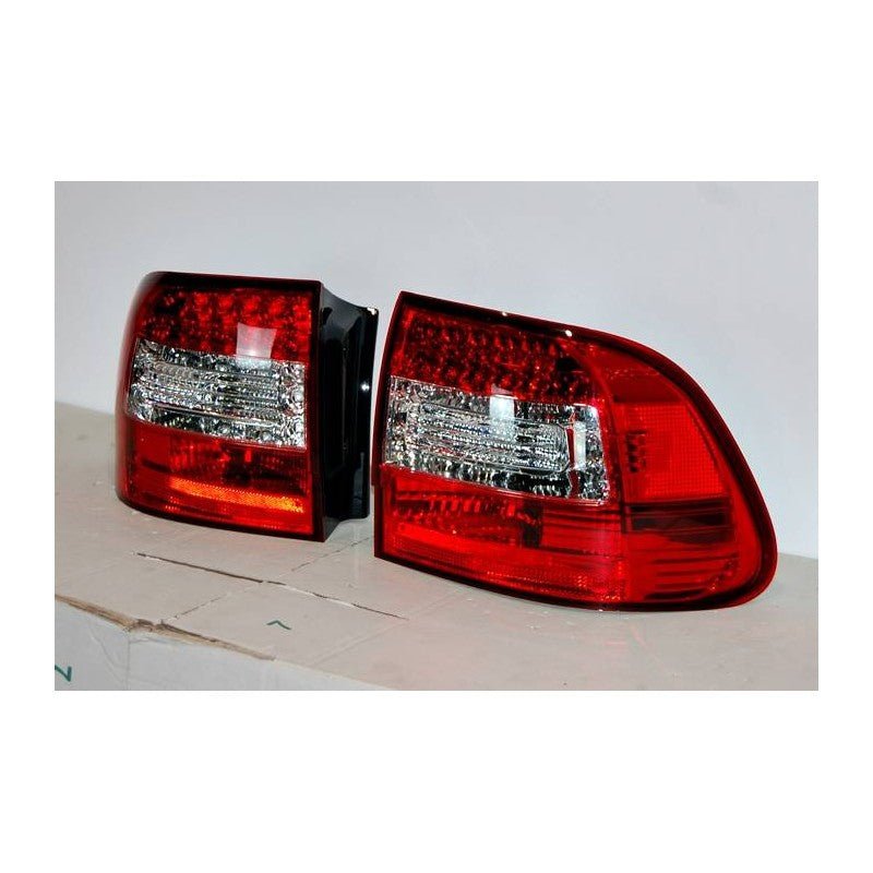 Feux Arrière pour Porche Cayenne 2003 - 2007 Led Rouge - MS accessoires Auto