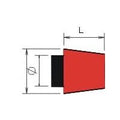 Filtre à air conique universel BMC Single Air pour admission directe - 70 mm diamètre intérieur du col - MS accessoires Auto