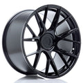 Jante Japan racing Wheels JR42 20x11 ( 5 trous - sur mesure ) ET20-35 5H BLANK Noire brillante - MS accessoires Auto