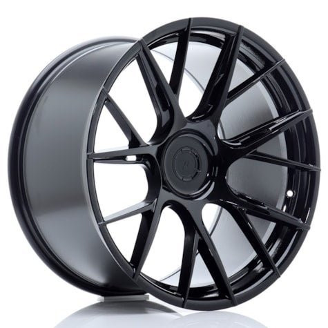 Jante Japan racing Wheels JR42 20x11 ( 5 trous - sur mesure ) ET20-35 5H BLANK Noire brillante - MS accessoires Auto