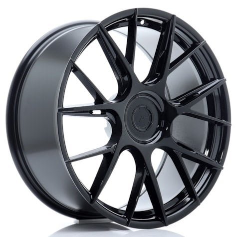 Jante Japan racing Wheels JR42 20x9 ( 5 trous - sur mesure ) ET20-50 5H BLANK Noire brillante - MS accessoires Auto