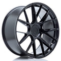 Jante Japan racing Wheels JR42 22x11,5 ( 5 trous - sur mesure ) ET20-52 5H BLANK Noire brillante - MS accessoires Auto