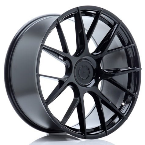 Jante Japan racing Wheels JR42 22x11,5 ( 5 trous - sur mesure ) ET20-52 5H BLANK Noire brillante - MS accessoires Auto