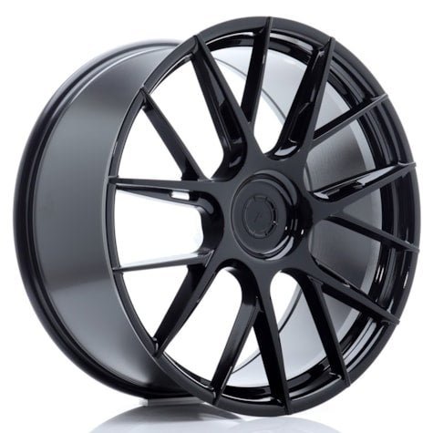 Jante Japan racing Wheels JR42 22x9 ( 5 trous - sur mesure ) ET20-42 5H BLANK Noire brillante - MS accessoires Auto