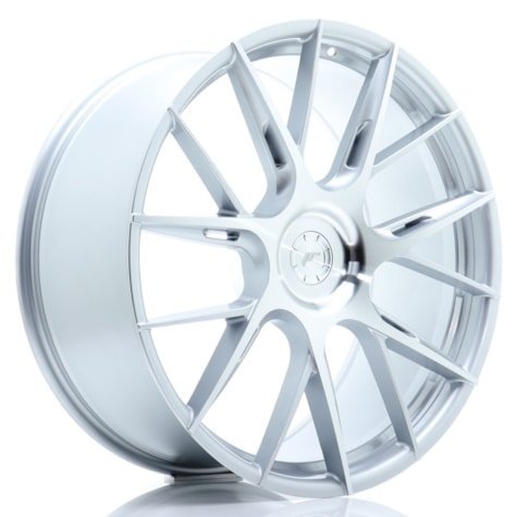 Jante Japan racing Wheels JR42 22x9 ( 5 trous - sur mesure ) ET20-42 5H BLANK Silver Machined Face - MS accessoires Auto