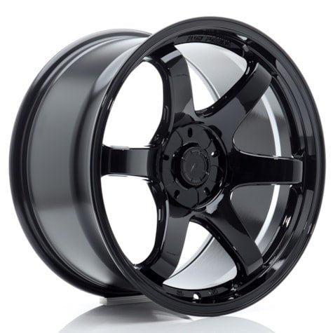 Jante Japan racing Wheels SL03 18x10,5 ( 5 trous - sur mesure ) ET15-40 5H BLANK Noire brillante - MS accessoires Auto