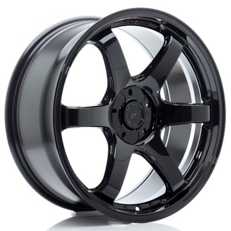 Jante Japan racing Wheels SL03 19x8,5 ( 5 trous - sur mesure ) ET20-42 5H BLANK Noire brillante - MS accessoires Auto