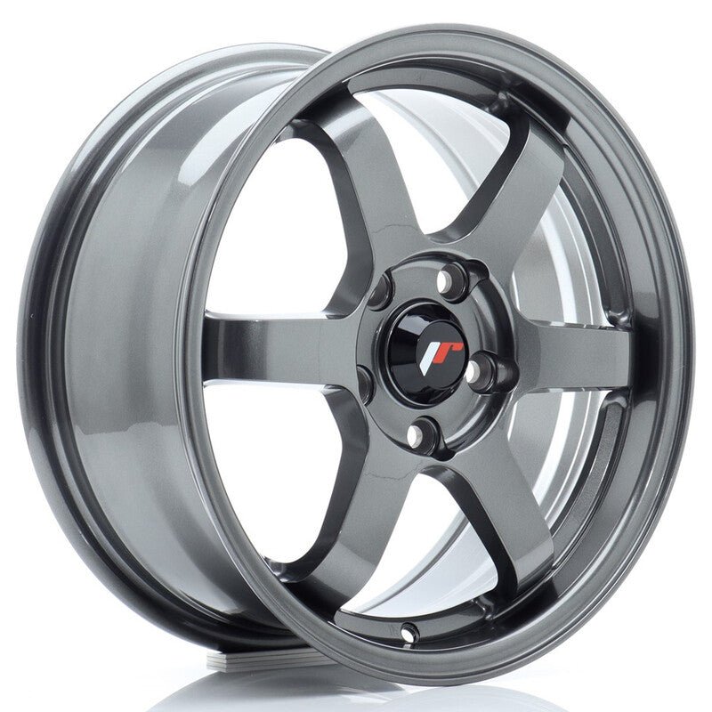 Japan Racing JR-3 16x7" 4x100 ET25, Gunmetal - MS accessoires Auto