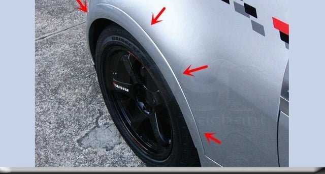 Jeu d'Ailes arrière Nissan 350Z Z33 2002 - 2008 en fibre de verre - MS accessoires Auto