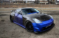 Jeu d'Ailes Avant Style Blister Nissan 350Z Z33 2003-2008 en fibre de Carbone - MS accessoires Auto