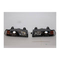 Jeu de Phare Avant Lumière De Jour BMW E36 '92 4P. Noir - MS accessoires Auto