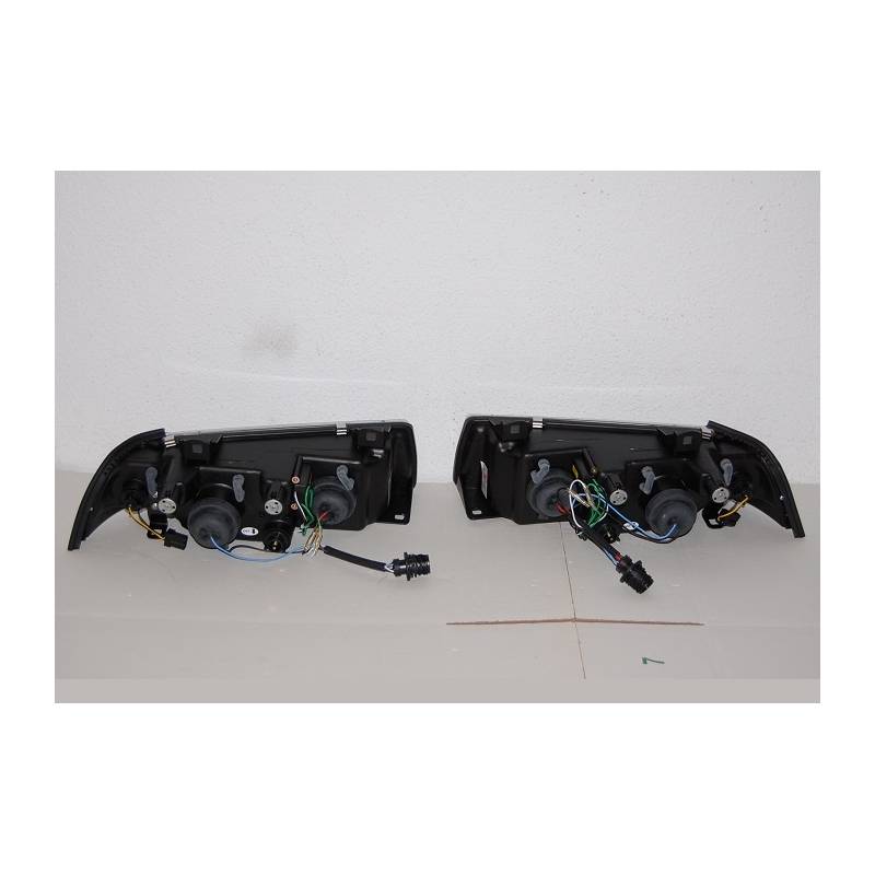 Jeu de Phare Avant Lumière De Jour BMW E36 '92 4P. Noir - MS accessoires Auto