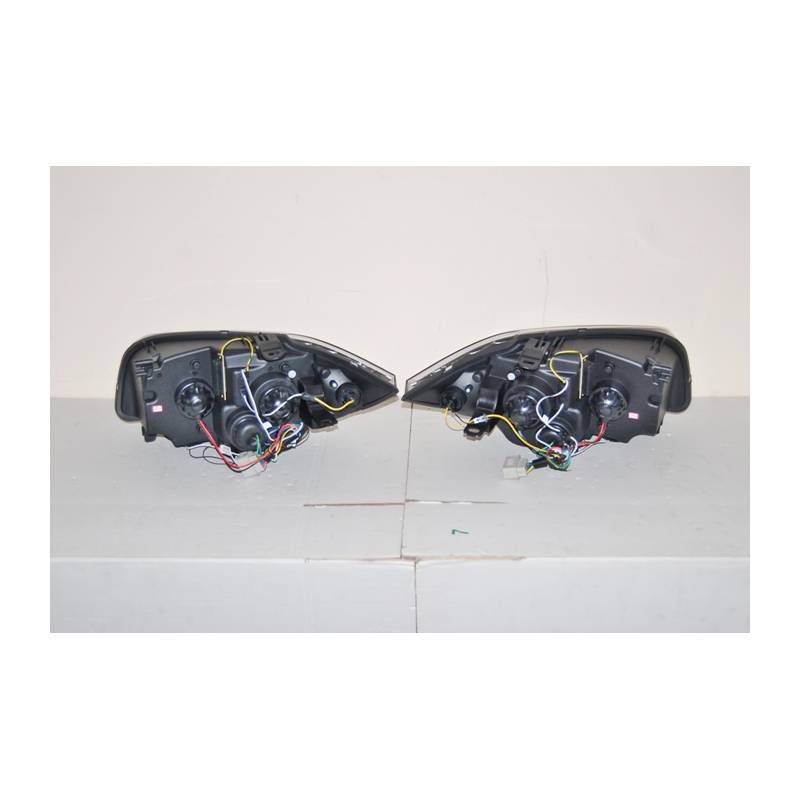 Jeu de Phare Avant Lumière De Jour BMW E87 2009Noir Led Intermittent - MS accessoires Auto