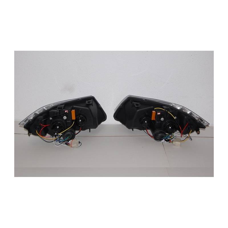 Jeu de Phare Avant Lumière De Jour BMW E90 05-08 Noir Led Intermittent - MS accessoires Auto
