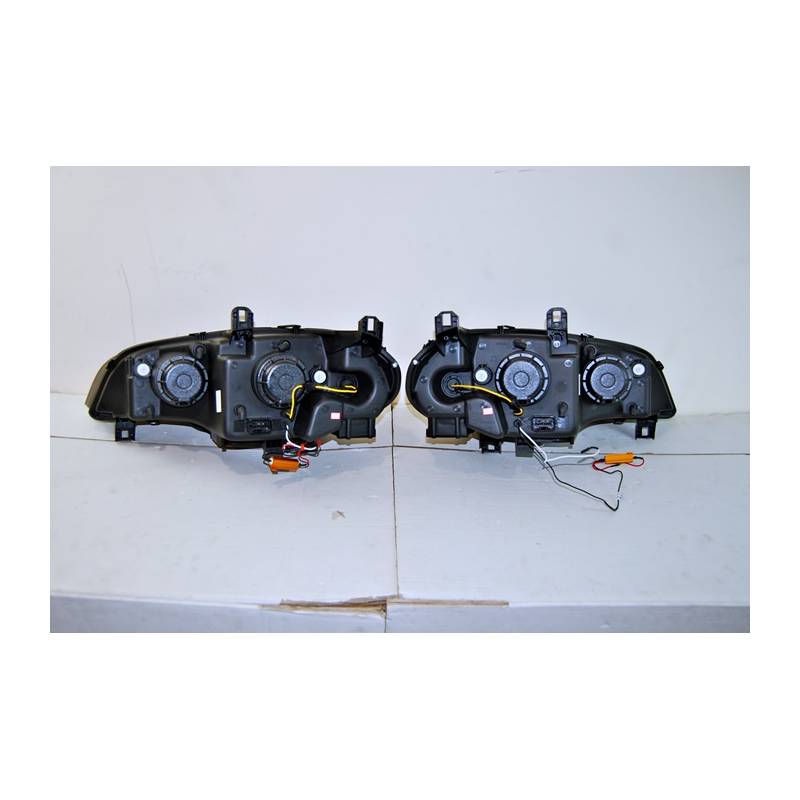 Jeu de Phare Avant Lumière De Jour BMW X5 E70 07-13 Black - MS accessoires Auto