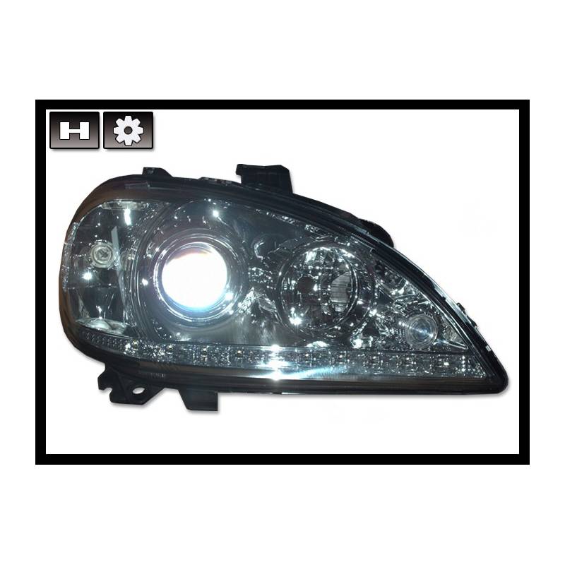 Jeu de Phare Avant Lumière De Jour Mercedes W163 4P 02-04 - MS accessoires Auto