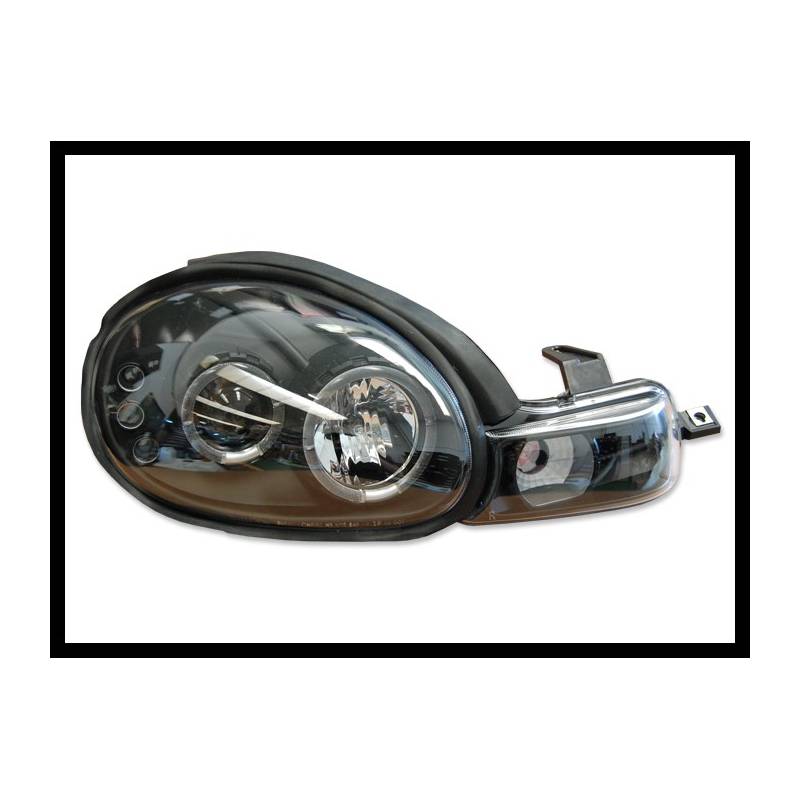 Jeu de Phare Avant Yeux D'Ange Chrysler Neon '00 Noir - MS accessoires Auto
