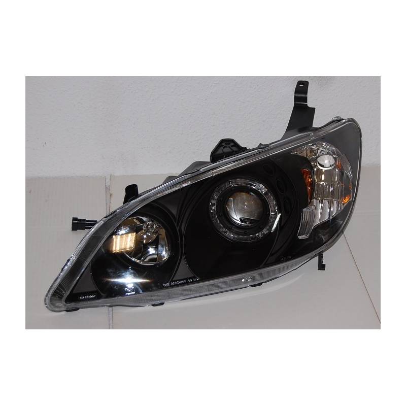 Jeu de Phare Avant Yeux D'Ange Honda Civic '04 4P. - MS accessoires Auto