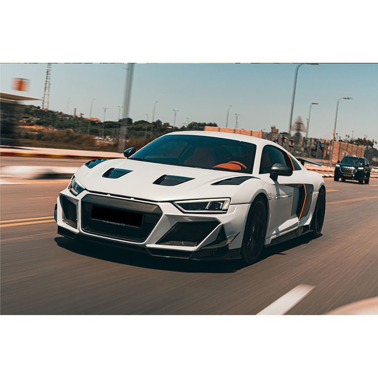 Kit carrosserie en plastique renforcé / fibre de Carbone pour Audi R8 phase 2 et 3 2017-2024 - MS accessoires Auto