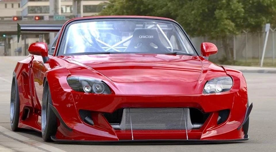 Kit carrosserie large pour Honda S2000 AP1 AP2 (2000-2009) - MS accessoires Auto